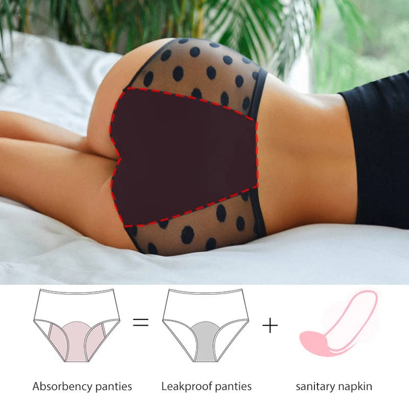 Lace HipHugger - SweeTee Beauty leak-proof panties