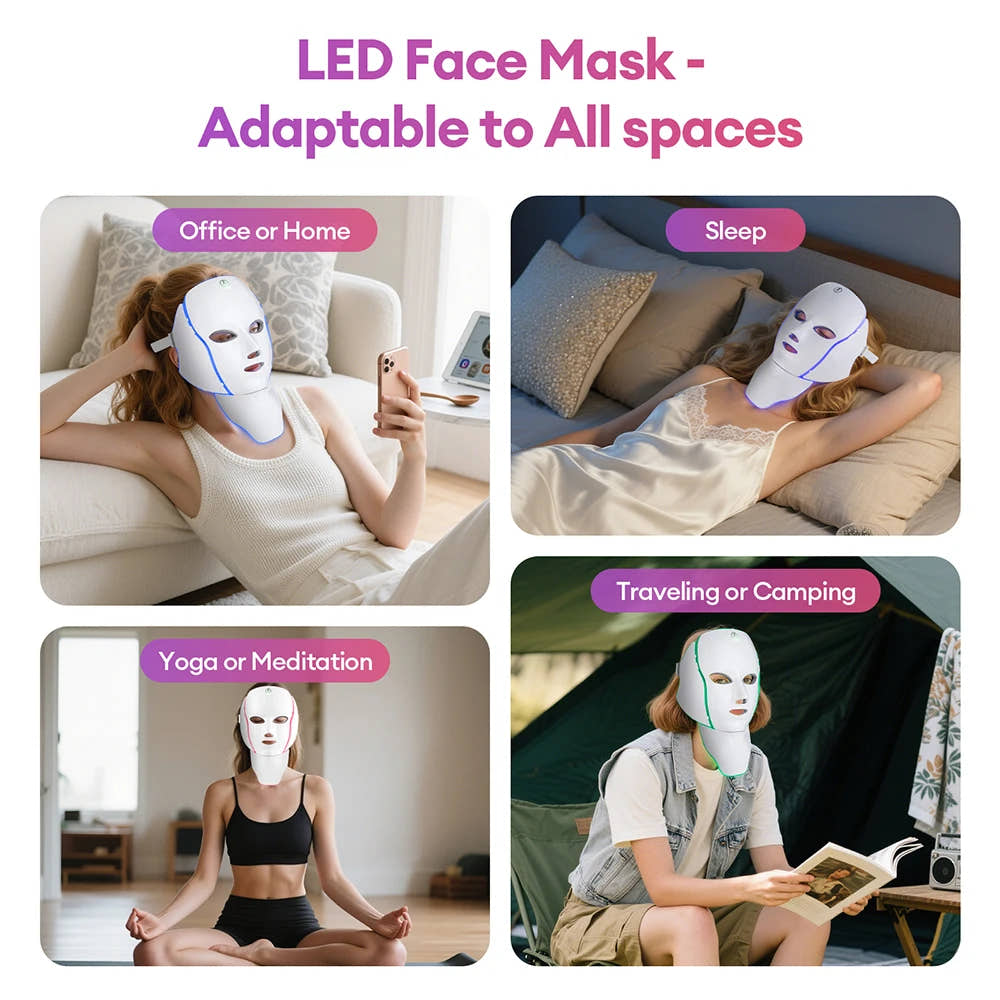 BoxFace 7 Color LED Face/Neck Beauty Mask