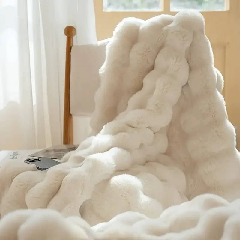 Bubble Fleece Blanket