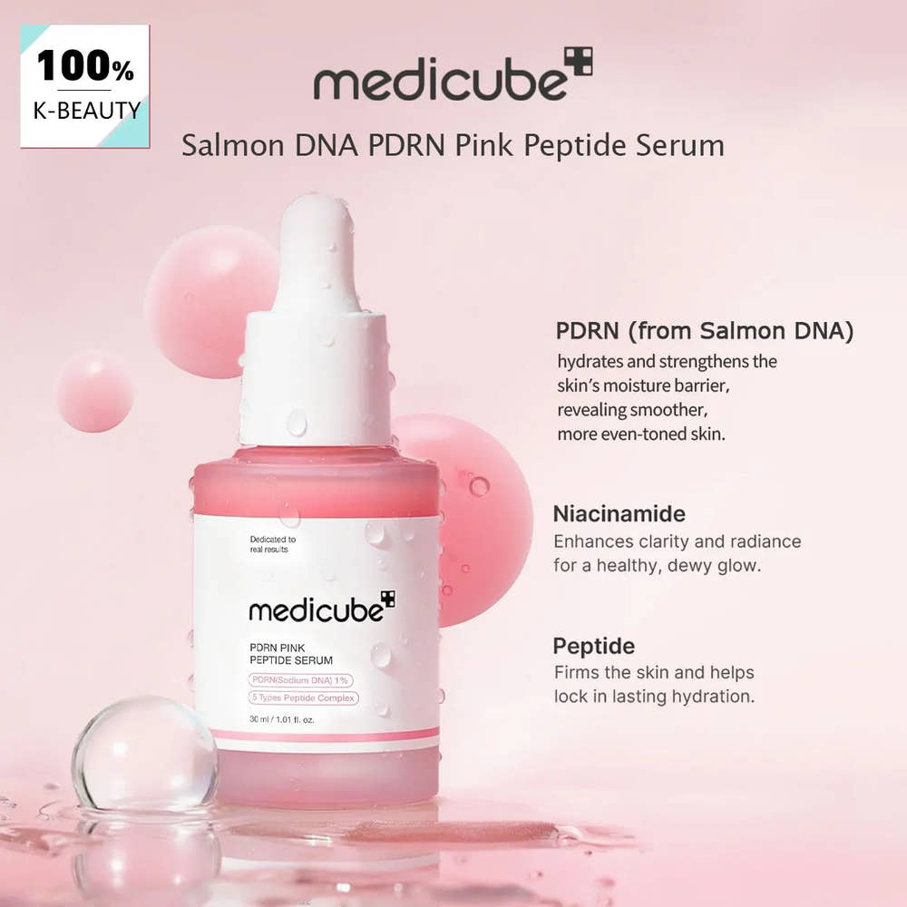 Medicube Salmon DNA PDRN Pink Peptide Serum