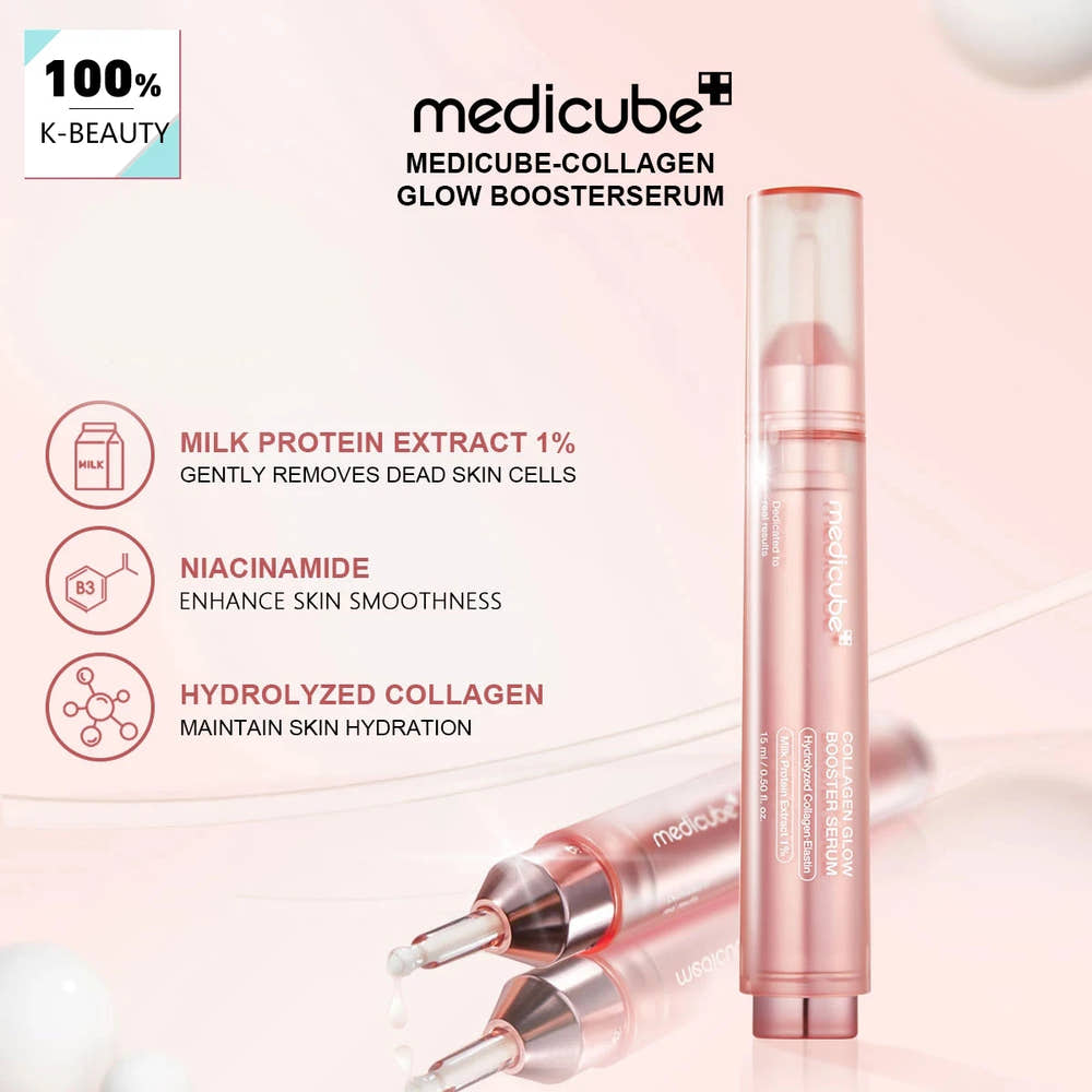 Medicube Collagen Glow Booster Serum, 15ml bottle