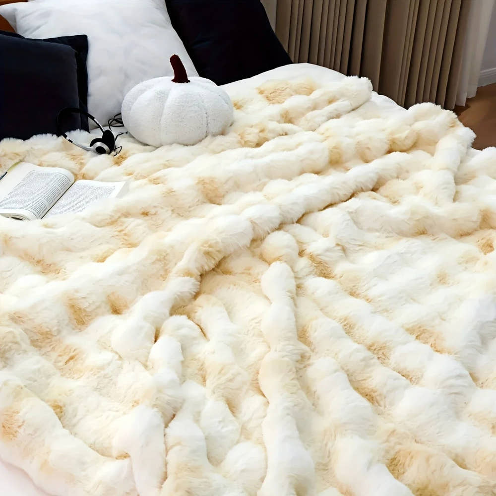Bubble Fleece Blanket
