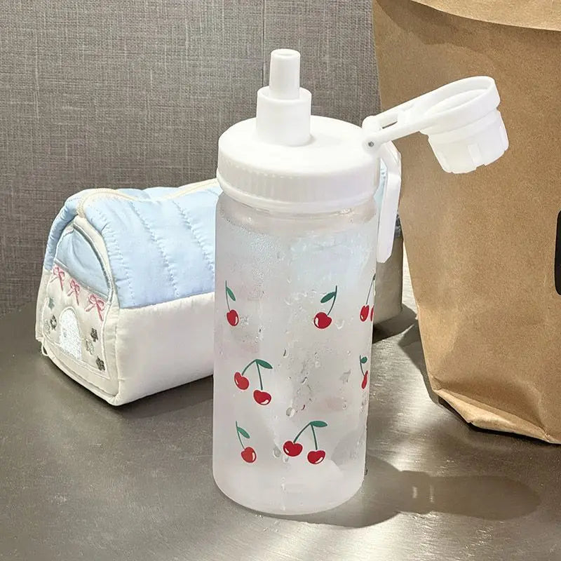 Kawaii Cherry Water Bottle