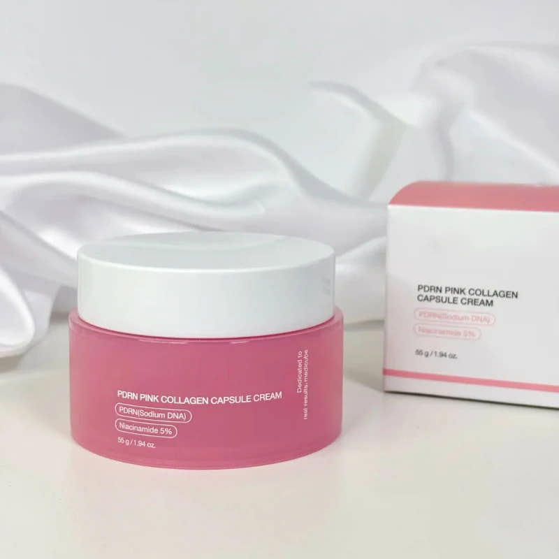 Korean Pink Collagen PDRN Capsule Cream with Niacinamide