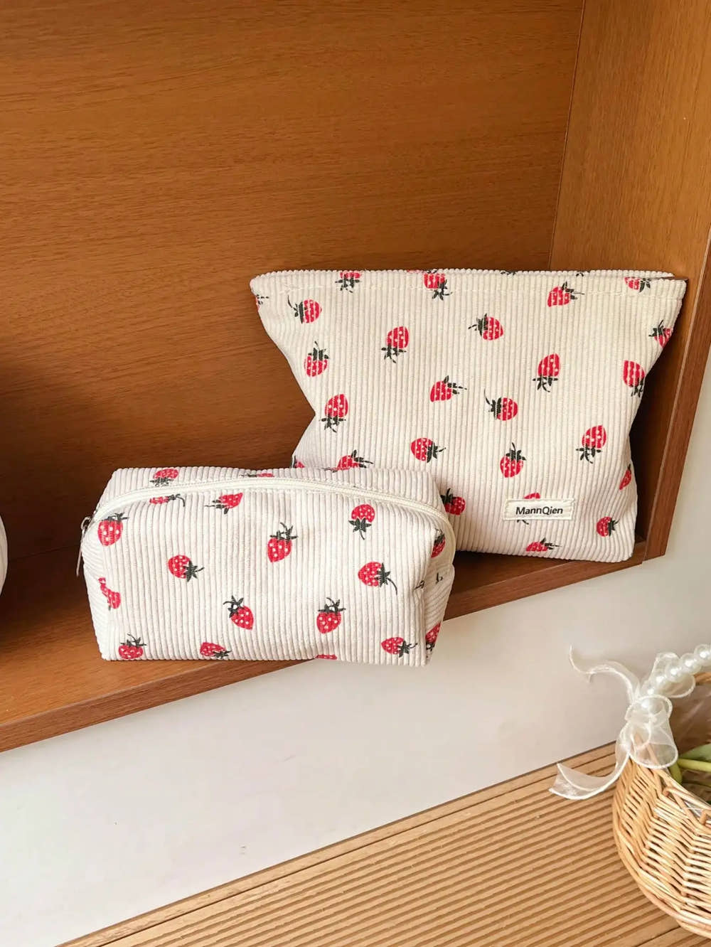 Strawberry Sugar Makeup Pouch