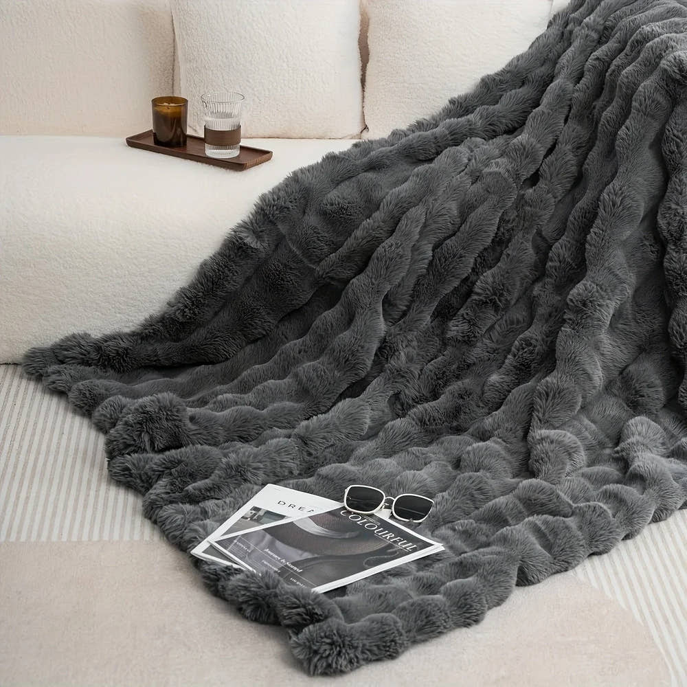 Bubble Fleece Blanket