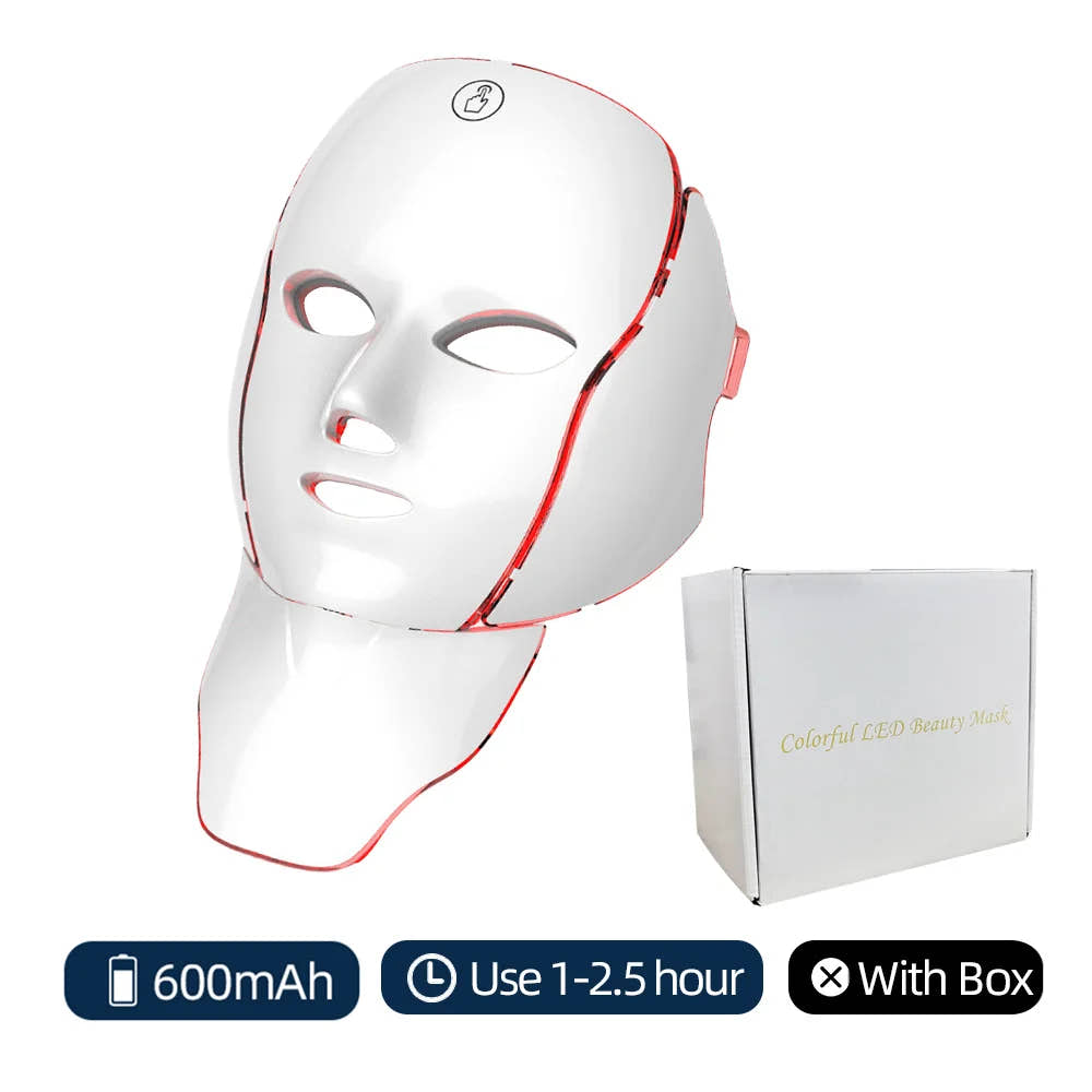 BoxFace 7 Color LED Face/Neck Beauty Mask
