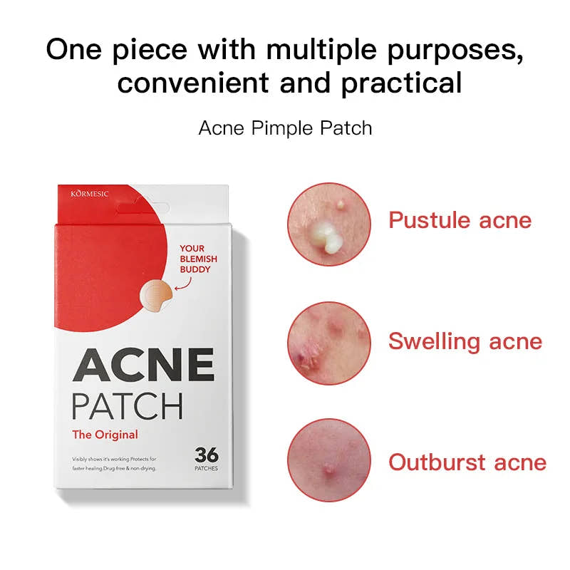 Acne Patch Hydrocolloid Acne Pimple Spot Treatment Fast Shrinking Korean Skincare - SweeTee Beauty leak-proof panties