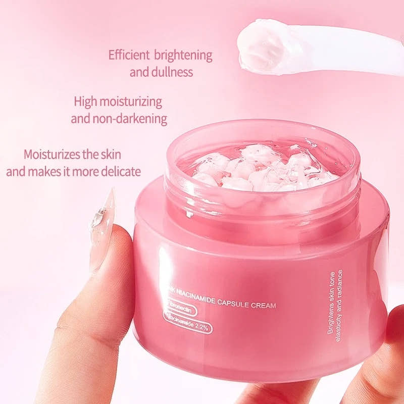 Korean Pink Collagen PDRN Capsule Cream with Niacinamide