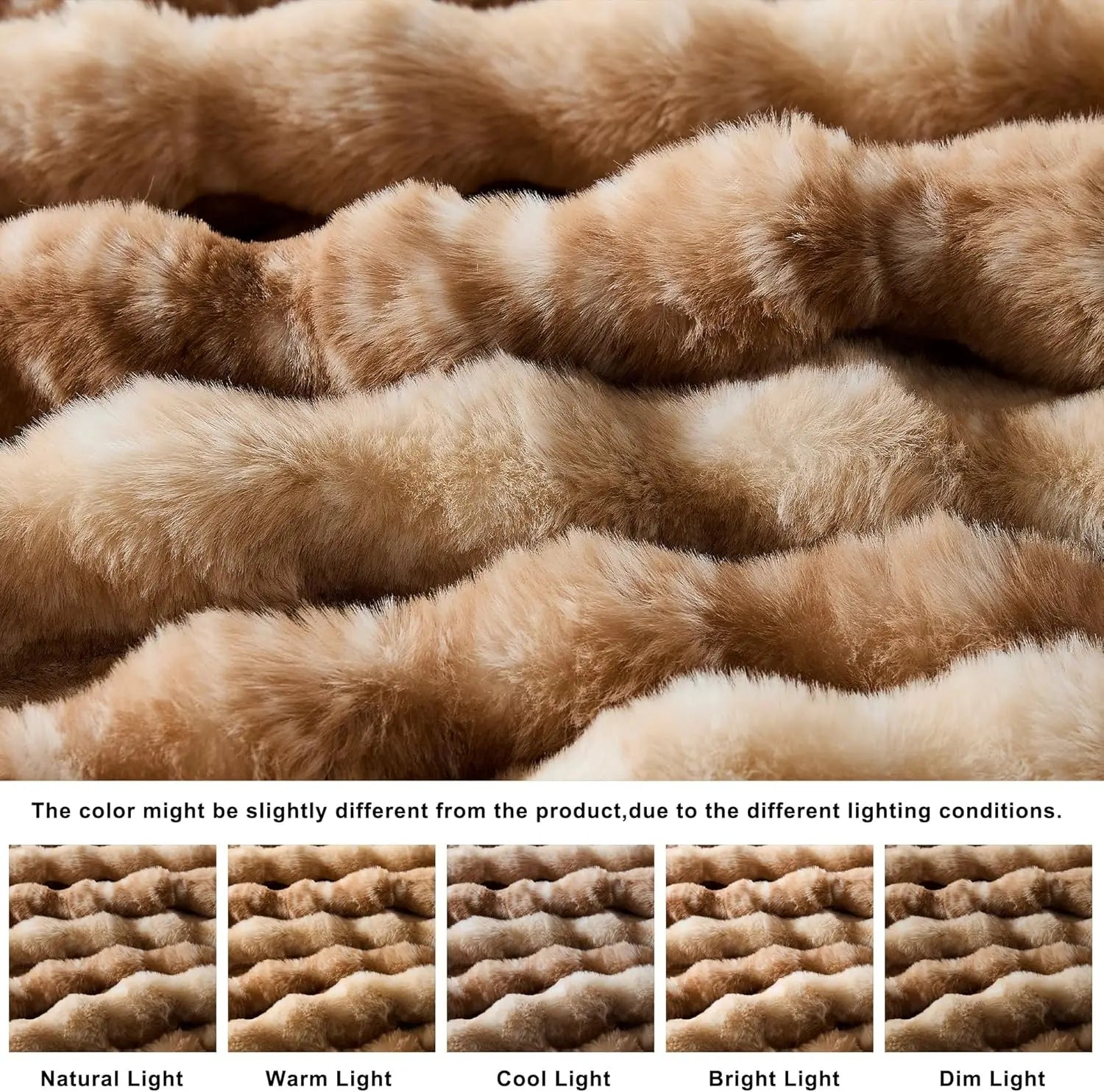 Deer Fawn Bubble Throw Blanket