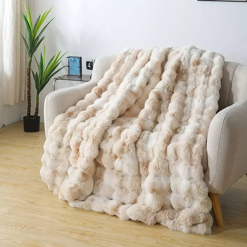 Bubble Fleece Blanket