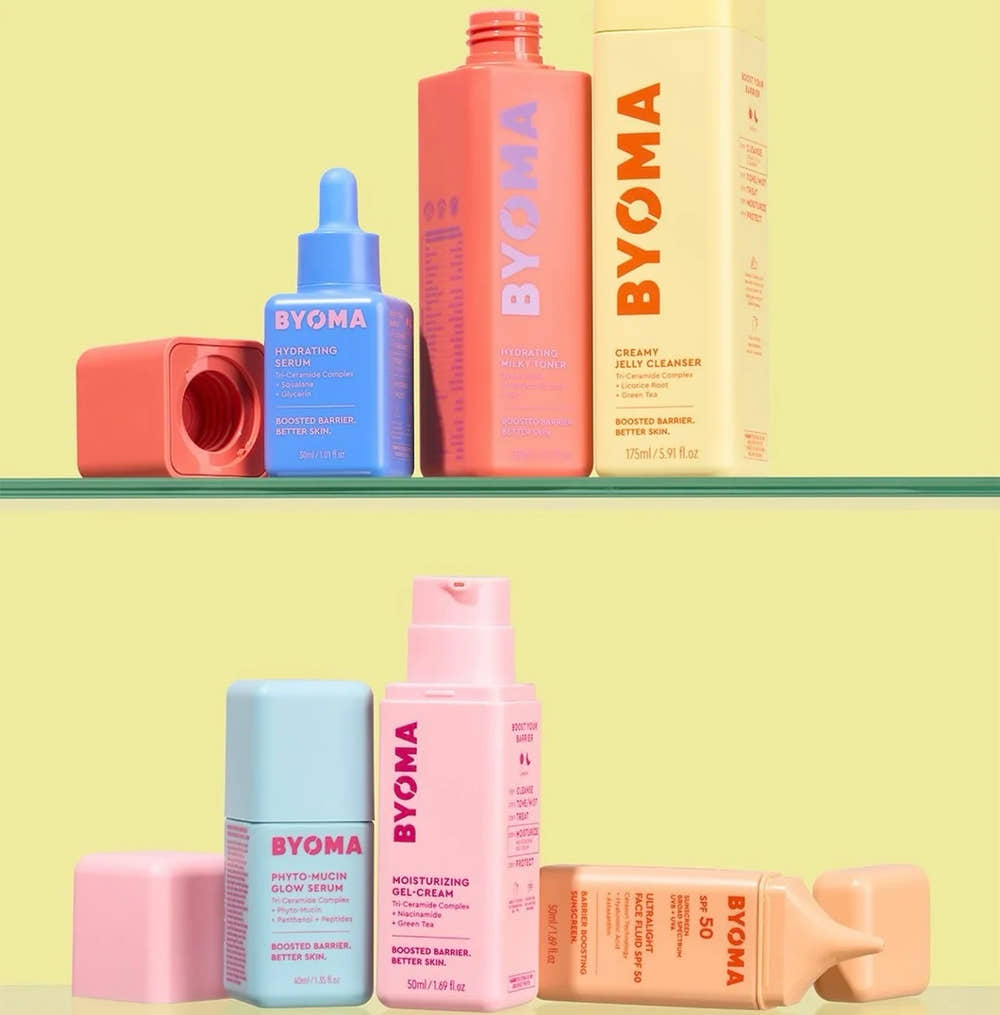 BYOMA Original Boost Barrier Gentle Better Essence skincare bottle