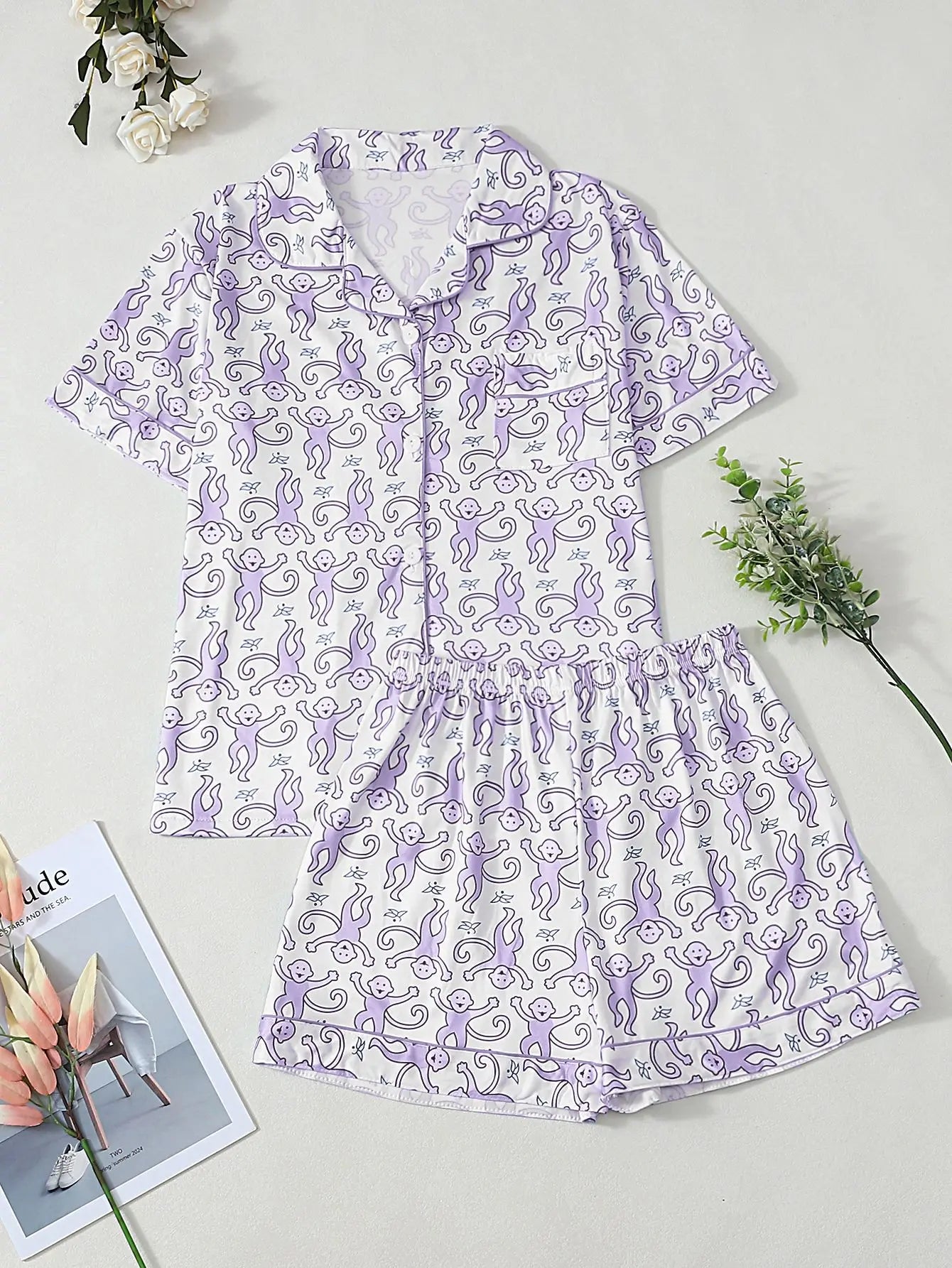 Roller Rabbit Short Pajama Set