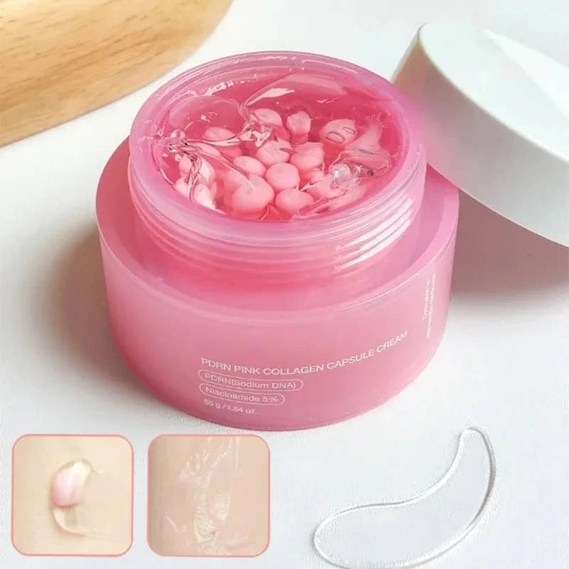 Korean Pink Collagen PDRN Capsule Cream with Niacinamide