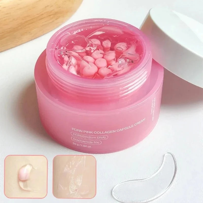 Korean Pink Collagen PDRN Capsule Cream with Niacinamide